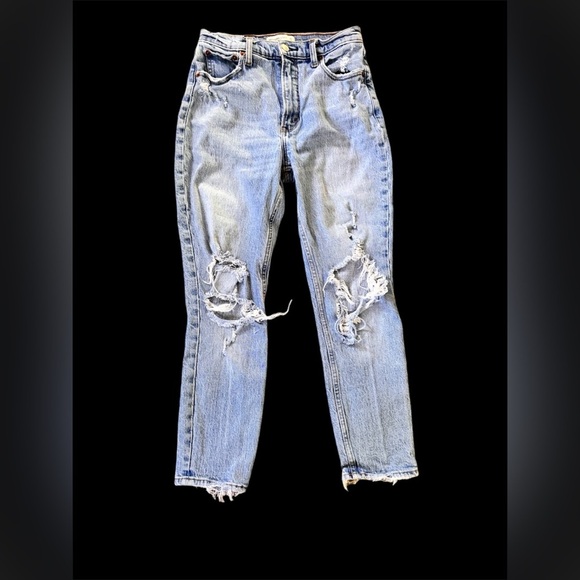 Abercrombie & Fitch Denim - Abercrombie & Fitch Jeans Womens Size 27/4 The Skinny High Rise Destroyed